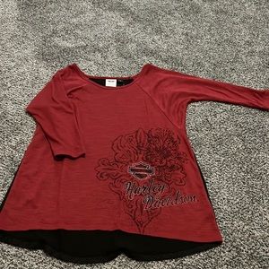 Harley Davidson t-shirt 3/4 sleeve